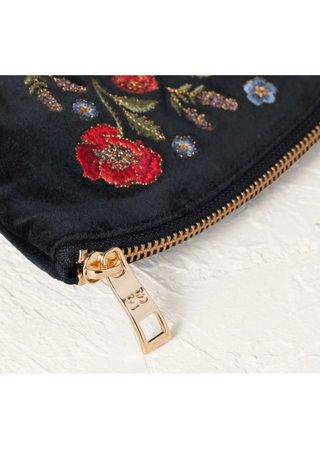 Elizabeth Scarlett Poppy Meadow Coin Purse Charcoal