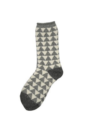 Sixton London Patterned Socks Grey Calgary - MMJs Fashion
