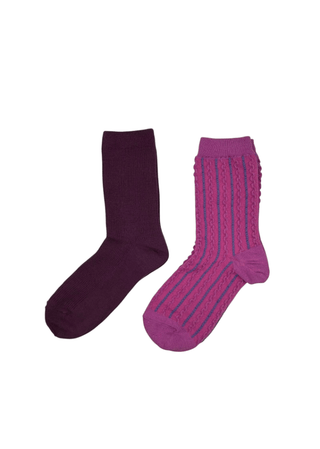 Sixton London Purple Barcelona & Lyon Sock Box Duo - MMJs Fashion