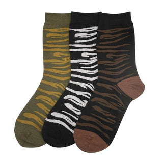 Sixton London Zebra Print Socks Ivy Savannah - MMJs Fashion