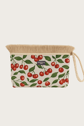 Sorena Cherry Clutch Bag Red Green Samiopoula - MMJs Fashion