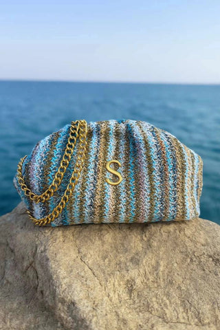 Sorena Large Bucket Bag Blue Elafonisos - MMJs Fashion