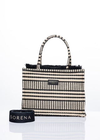 Sorena Medium Tote Bag Beige Ammos - MMJs Fashion