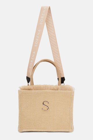 Sorena Medium Tote Bag Beige Irida - MMJs Fashion
