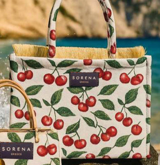Sorena Medium Tote Bag Red Cherry - MMJs Fashion