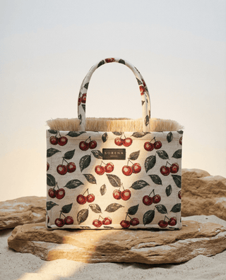 Sorena Medium Tote Bag Red Cherry - MMJs Fashion