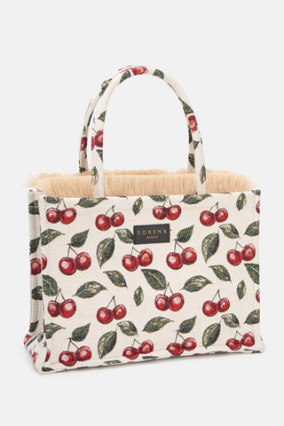 Sorena Medium Tote Bag Red Cherry - MMJs Fashion