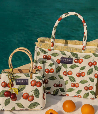 Sorena Medium Tote Bag Red Cherry - MMJs Fashion