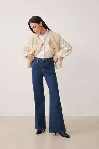 Suncoo Reversible Borg Gilet Camel Ivory Dido - MMJs Fashion