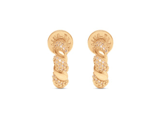 Talis Chains Baguette Huggies Cubic Zirconia - MMJs Fashion