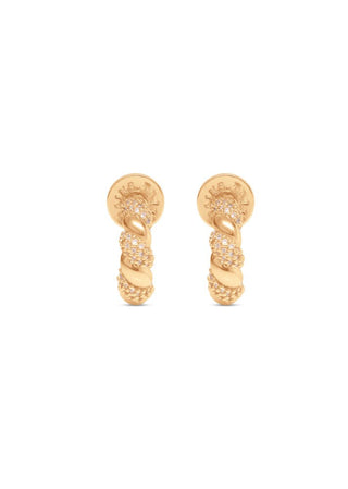 Talis Chains Baguette Huggies Cubic Zirconia - MMJs Fashion