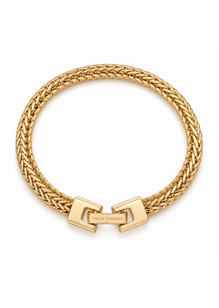 Talis Chains Braided Mesh Bracelet Gold - MMJs Fashion
