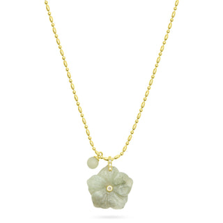 Talis Chains Flower Pendant Necklace Labradorite - MMJs Fashion