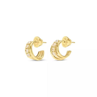 Talis Chains Mini Claw Earrings Cubic Zirconia - MMJs Fashion