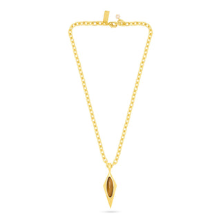 Talis Chains Oval Kite Pendant Necklace Tiger's Eye - MMJs Fashion