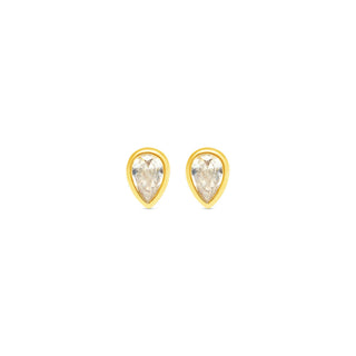 Talis Chains Pear Drop Studs Cubic Zirconia - MMJs Fashion