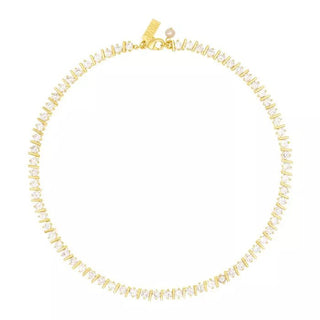 Talis Chains Ridged Tennis Choker Gold - MMJs Fashion