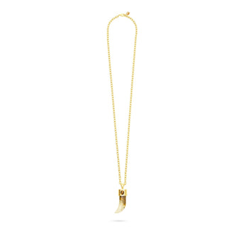Talis Chains Shark Tooth Pendant Necklace Watermelon Skin - MMJs Fashion