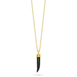 Talis Chains Tusk Pendant Necklace Indian Agate - MMJs Fashion