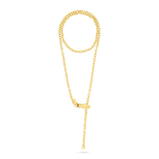 Talis Chains Wrap Around Chain Necklace Tiger's Eye - MMJs Fashion