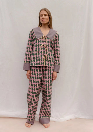 TBCo Cotton Harlequin Pyjamas Pink - MMJs Fashion