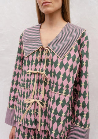 TBCo Cotton Harlequin Pyjamas Pink - MMJs Fashion