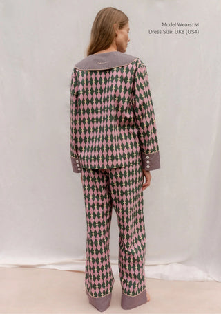 TBCo Cotton Harlequin Pyjamas Pink - MMJs Fashion