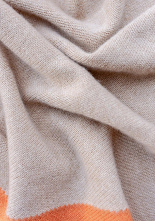 TBCo Merino Triangle Scarf in Camel & Apricot - MMJs Fashion