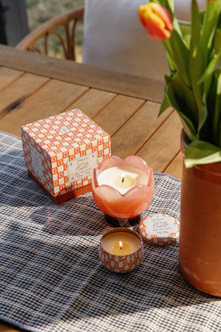 Paddywax Tulip Glass Candle Cactus Flower