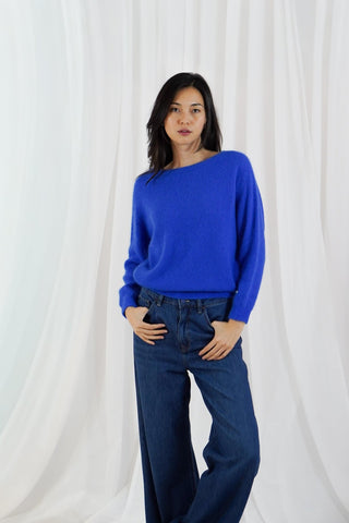 TWNS Boat Neck Jumper Electric Blue Sanibel - MMJs Fashion