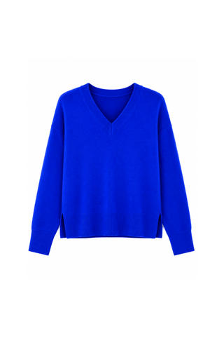 TWNS V-Neck Jumper Electric Blue Boulder - MMJs Fashion