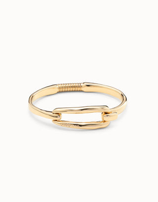 UNOde50 18K Gold - Plated Bangle Bracelet with Buckle - MMJs Fashion