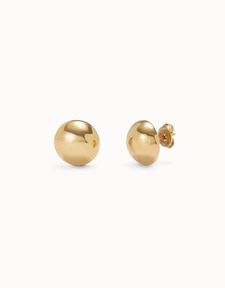 UNOde50 18k Gold - Plated Bead Shaped Earrings - MMJs Fashion