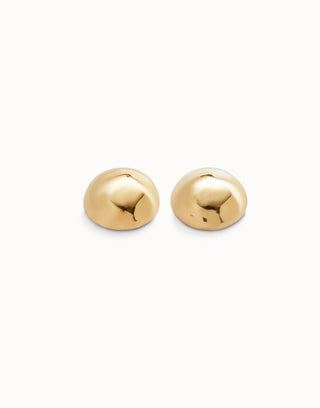 UNOde50 18k Gold - Plated Bead Shaped Earrings - MMJs Fashion