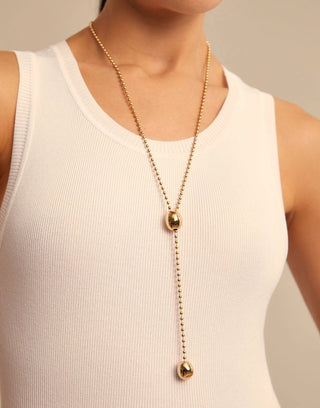UNOde50 18k Gold - Plated Long Necklace - MMJs Fashion
