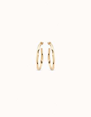 UNOde50 18k Gold - Plated Open Hoop Earrings - MMJs Fashion
