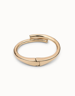 UNOde50 18K Gold - Plated Tubular Shaped Bangle Bracelet - MMJs Fashion