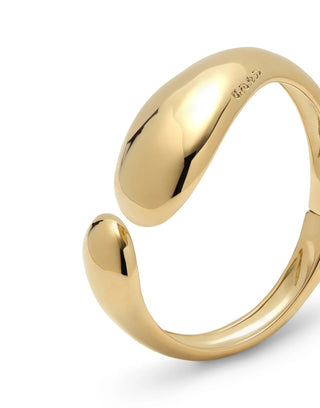 UNOde50 Irregular Drop Bangle Bracelet Corium Gold - MMJs Fashion