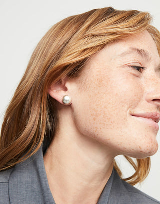 UNOde50 Sterling Silver - Plated Bead Shaped Earrings - MMJs Fashion