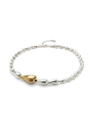 UNOde50 Sterling Silver-Plated Linked Drops Necklace - MMJs Fashion