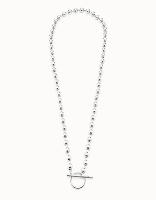 UNOde50 Sterling Silver - Plated Long Chain Necklace - MMJs Fashion
