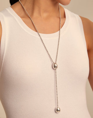UNOde50 Sterling Silver - Plated Long Necklace - MMJs Fashion