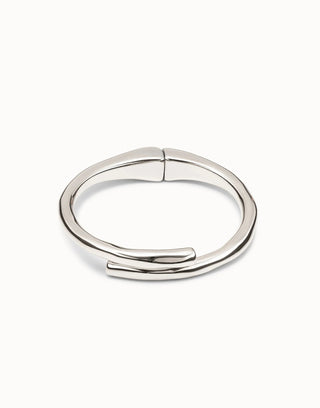 UNOde50 Sterling Silver - Plated Tubular Shaped Bangle Bracelet - MMJs Fashion