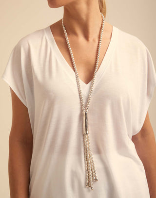 UNOde50 Sterling Silver - Plated Whip Necklace - MMJs Fashion