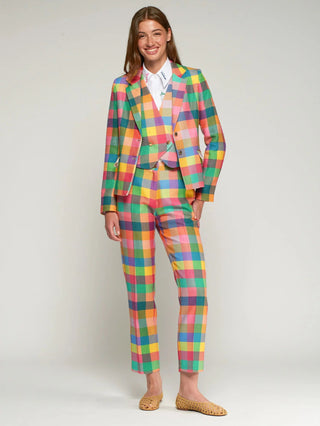 Vilagallo Gingham Check Jacket Multicoloured Natalia - MMJs Fashion