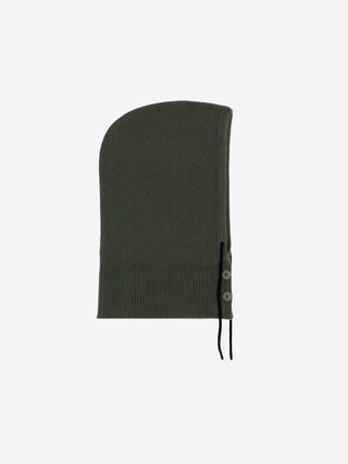 Vilagallo Knitted Hood Hat Green Blue - MMJs Fashion