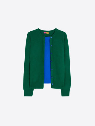 Vilagallo Layer Wool Jumper Green Blue - MMJs Fashion