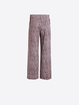 Vilagallo Leopard Print Trousers Tan Muriel - MMJs Fashion