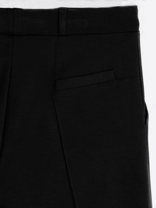 Vilagallo Straight Fit Tailored Trousers Black Carla - MMJs Fashion