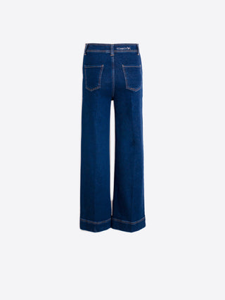 Vilagallo Wide Leg Jeans Medium Blue Noa - MMJs Fashion
